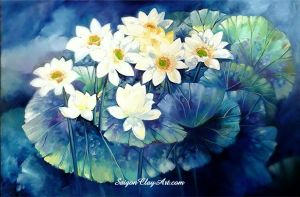 OP77_SaigonClayArt_Lotus_80x100