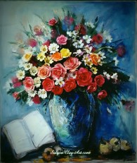 CAP117_SaigonClayArt_HoaTinhYeu_70x85