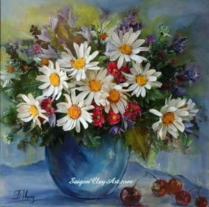 cap133_saigonclayart_marguerite_flowers_55x55